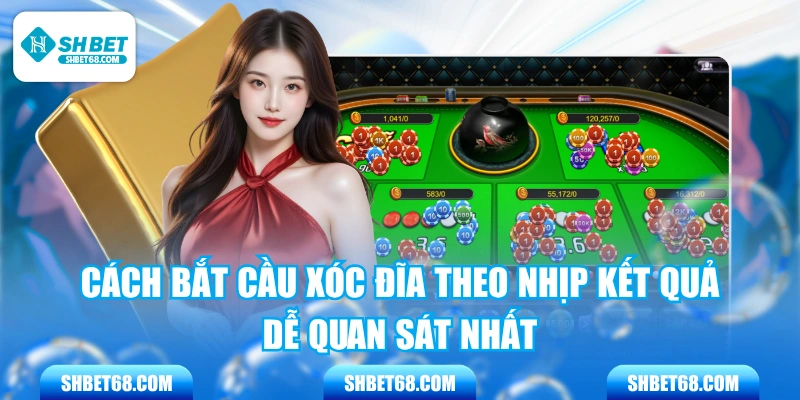 Cách Bắt Cầu Xóc Đĩa Theo Nhịp Kết Quả Dễ Quan Sát Nhất